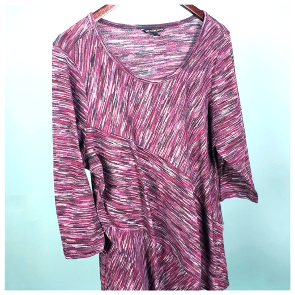 Size 2X - Zac and Rachel Plus Size 3/4 Sleeve Tunic